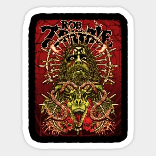 rob zombie poster vintage Sticker